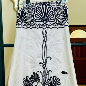 NWT Lilly Pulitzer strapless embroidered “By the Sea Dress”